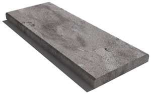 Marble Grey East Coping 610x250x30 Mm, Prof. B1, Sandblasted