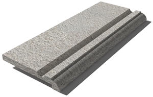 Royal Marfil Marble Pool Coping 610x250x30 Mm, Prof. A4, Sandblasted