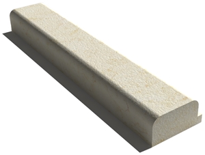 Sunny Beige Marble Pool Trimmer 610x250x30 Mm, Prof. T2, Sandblasted