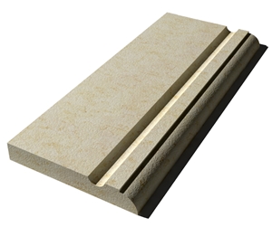 Sunny Coping 610x250x30 mm, Prof. A0, Sandblasted