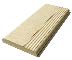 Sunny Coping 610x250x30 mm, Prof. E1, Sandblasted