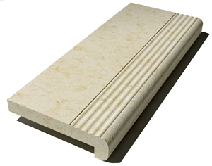 Sunny Coping 610x250x30 mm, Prof. E6, Sandblasted