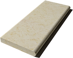 Sunny Coping 610x250x30 mm, Prof. F0, Sandblasted