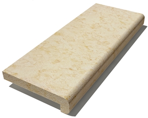 Sunny Coping 610x250x30 mm, Prof. F6, Sandblasted