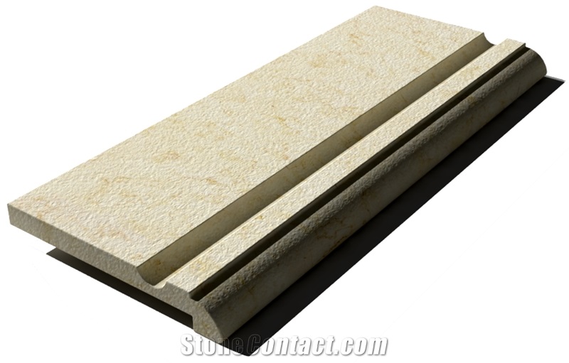 Sunny Marble Pool Coping 610x250x30 Mm, Prof. A4, Sandblasted