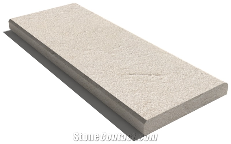 Vratza Beige Coping 610x250x30 Mm, Prof. B1, Sandblasted