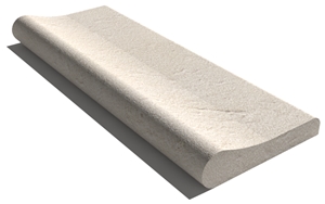 Vratza Beige Coping 610x250x30 Mm, Prof. C1, Sandblasted