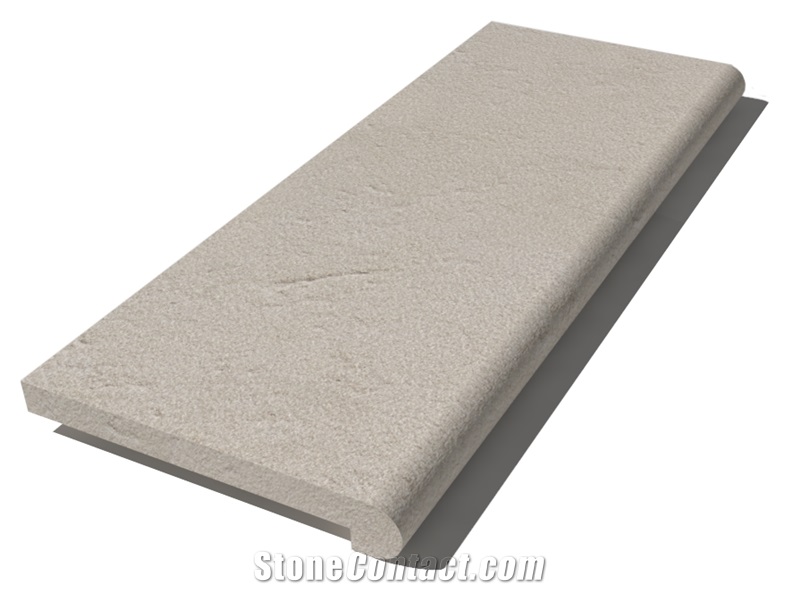 Vratza Beige Coping 610x250x30 mm, Prof. D4, Sandblasted