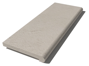 Vratza Beige Coping 610x250x30 mm, Prof. D4, Sandblasted Vratza Beige Coping 610x250x30 mm, Prof. D4, Sandblasted