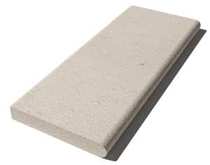 Vratza Beige Coping 610x250x30 mm, Prof. F0, Sandblasted