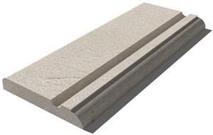 Vratza Beige Limestnone Pool Coping 610x250x30 Mm, Prof. A1, Sandblasted Vratza Beige Limestnone Pool Coping 610x250x30 Mm, Prof. A1, Sandblasted
