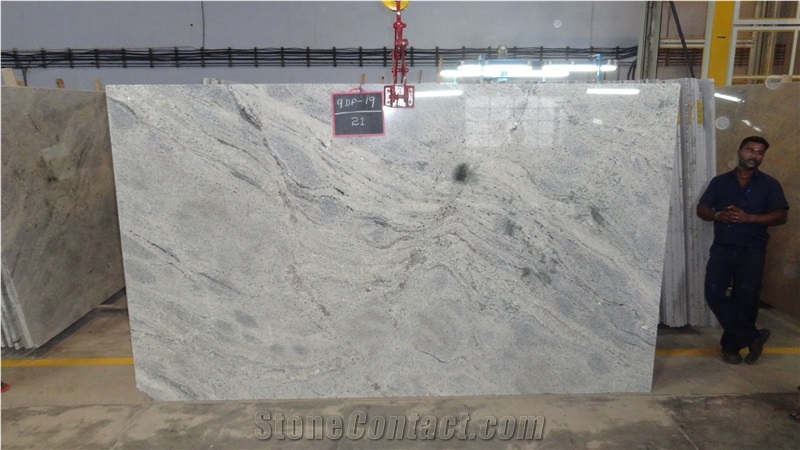 Kashmir White Granite Block, India White Granite