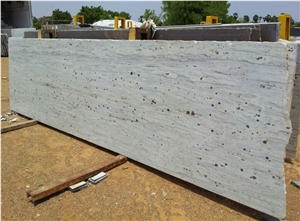River White Granite Block, India White Granite
