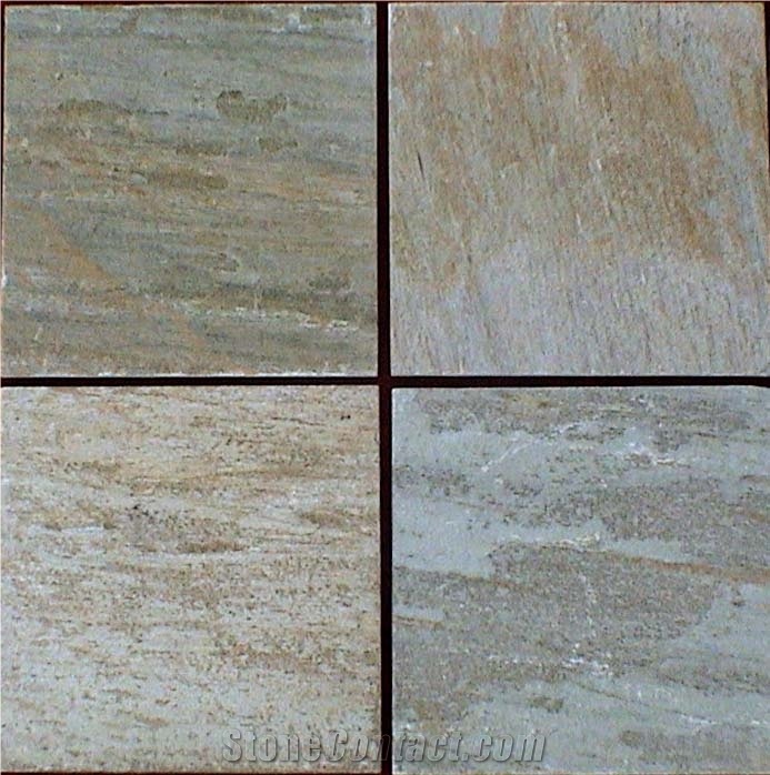 Yellow Slate Flooring Tiles