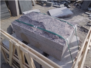 China Red Granite Wall Block,G352 Granite Red Mushroomed Wall Block