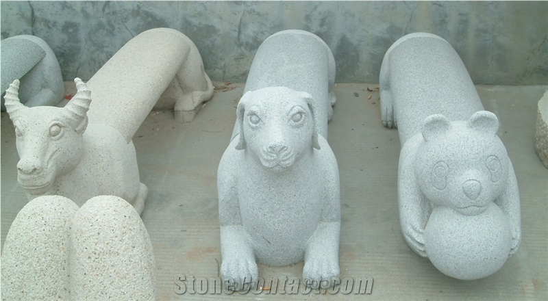 Natural Stone Chairs, Granite Bench, Park Furniture, Outdoor Chairs