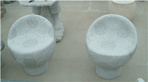 Natural Stone Chairs, Granite Bench, Park Furniture, Outdoor Chairs