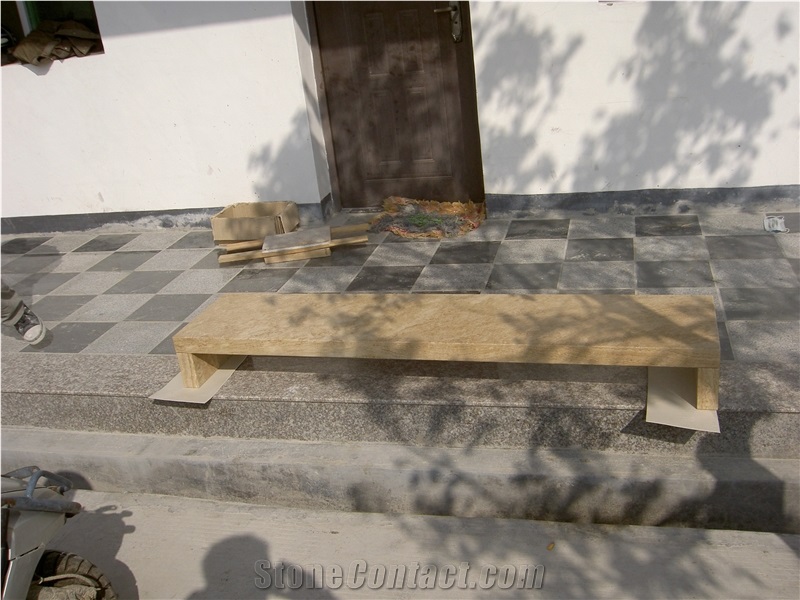 Natural Stone Chairs, Granite Bench, Park Furniture, Outdoor Chairs