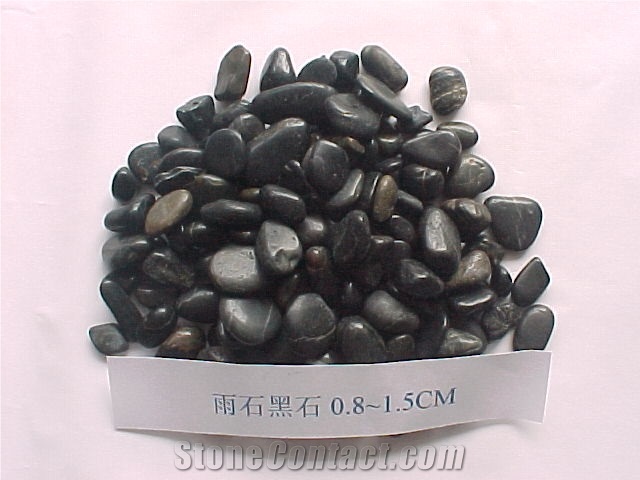 Polished Pebbles, Black Pebble Stone, River Stone, Pebble Walkway