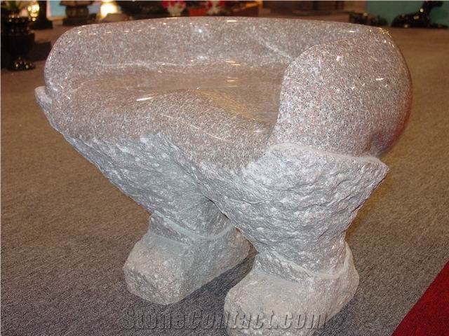 Stone Bench,Outdoor Chairs, Exterior Furniture,Garden Granite Bench
