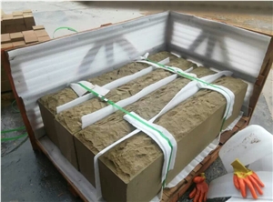 Natural Beige Sandstone for Sale,China Beige Mushroom Stone