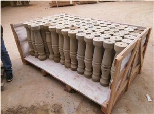 Sichuan Beige Sandstone Balustrade