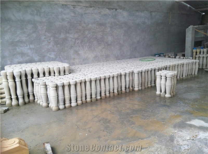 Sichuan Beige Sandstone Balustrade