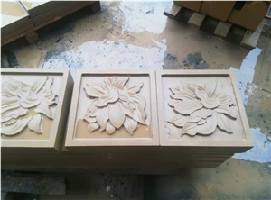 Sichuan Beige Sandstone for Sale Relief & Etching