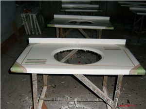 Artificial White Marble Bathtops,Bathroom Vanity Tops Artificial White Marble Bathtops,Bathroom Vanity Tops