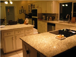 New Venetian Gold Granite Kitchen Countertop New Venetian Gold Granite Kitchen Countertop
