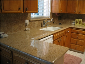 New Venetian Gold Granite Kitchen Countertop