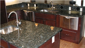 Verde Butterfly Green Granite Kitchentop/Countertop