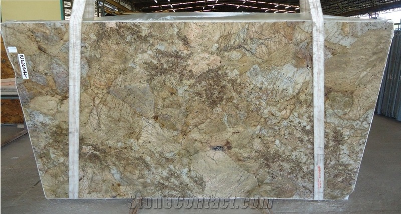 Autumn Leaf Granite Slabs, Brown Granite Slabs Brazil