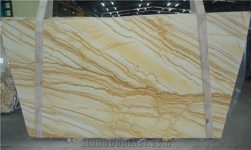 Golden Macaubas Slabs & Tiles, Giallo Macaubas Quartzite Slabs,, Yellow Quartzite Slabs