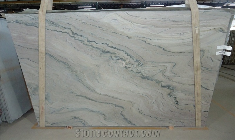 Macaubas Fantasy Quartzite Slabs, White Quartziteslabs Brazil