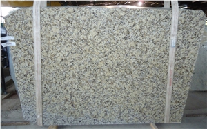 Napole Granite, Giallo Napoli Granite Slabs, Yellow Granite Brazil