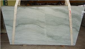 Sea Pearl Quartzite Slabs, Brazil White Quartzite
