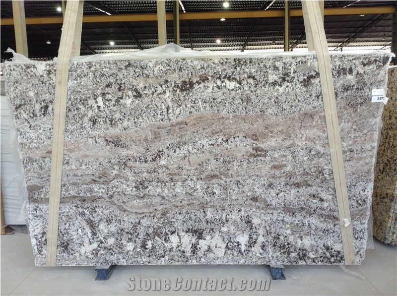 Torronzino Granite Slabs, White Granite Slabs Brazil