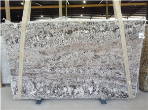 Torronzino Granite Slabs, White Granite Slabs Brazil