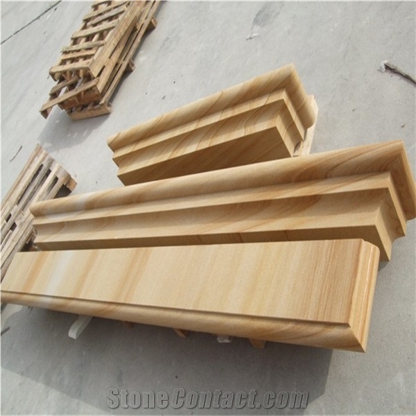 China Beige Sandstone Window Frame