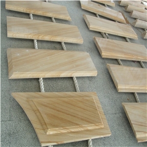 China Beige Sandstone Window Frame