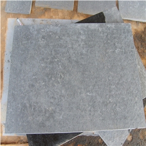 China Zhangpu Black Basalt Flamed Tiles