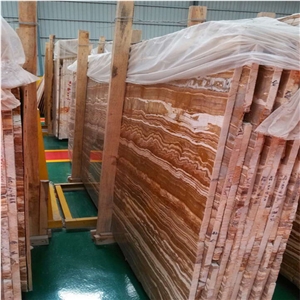 Red Wood Onyx Slabs & Tiles, Pakistan Red Onyx