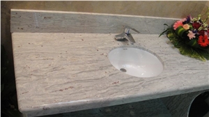 River White Bath Top,China White Marble Bath Tops