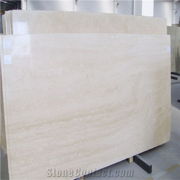 Super White Travertine Slabs & Tiles, Turkey White Travertine
