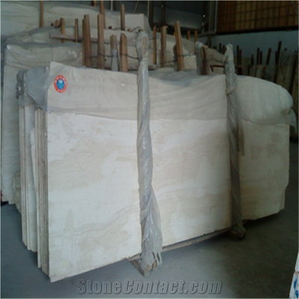 Supper White Travertine Slabs, Turkey White Travertine