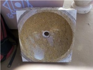 Beige Sandstone Drop-In Sinks, Drop in Basins
