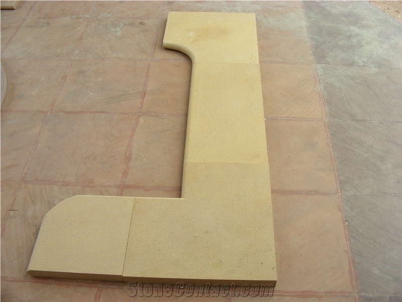India Beige Sandstone Pool Coping