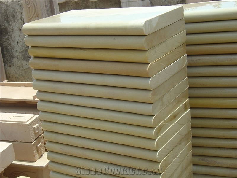 India Beige Sandstone Pool Coping