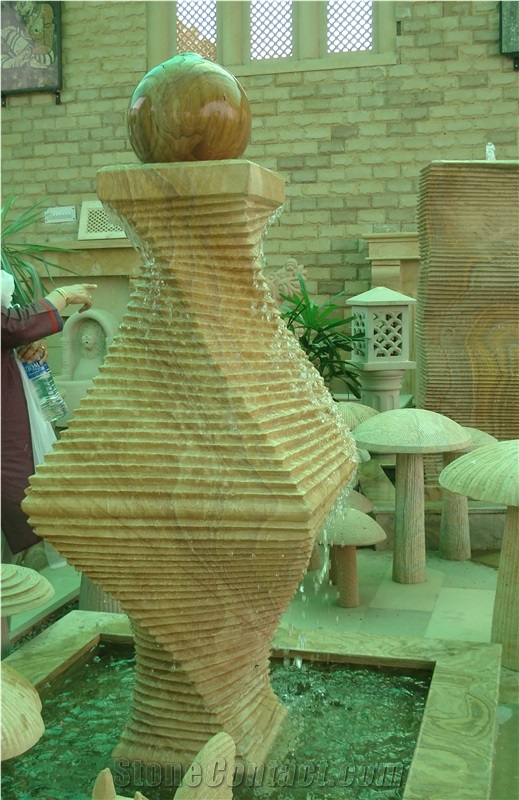 Kotah Yellow Sandstone Fountains India